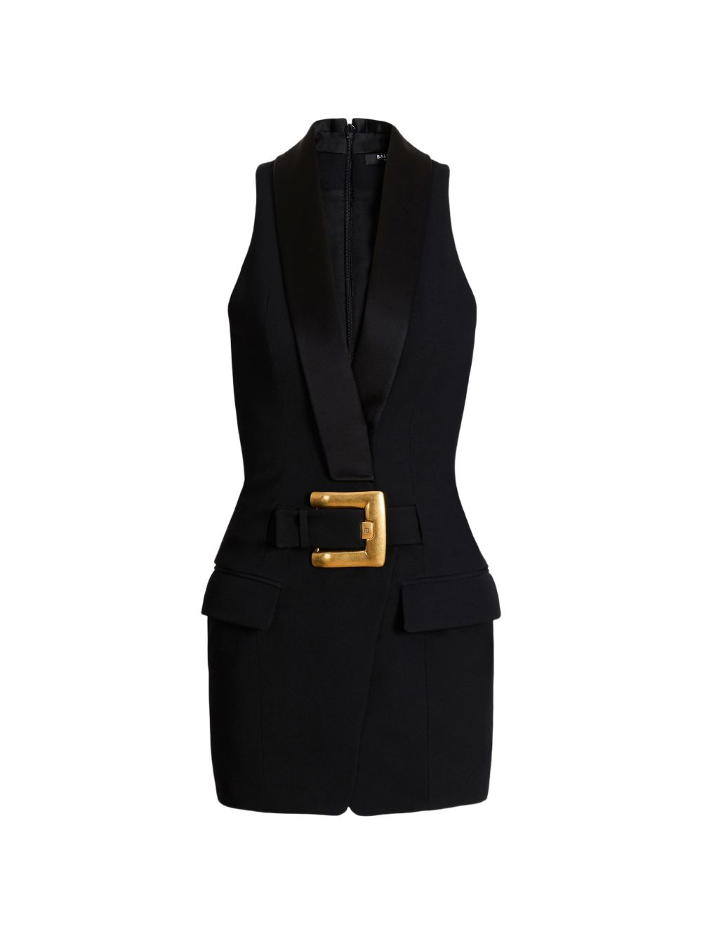 [Balmain] Sleeveless dress FW26 HF1R5184ME54EAP