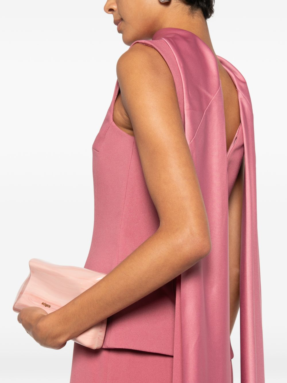 [Solace London] Long sleeve dress FW26 OS48040DARKROSE