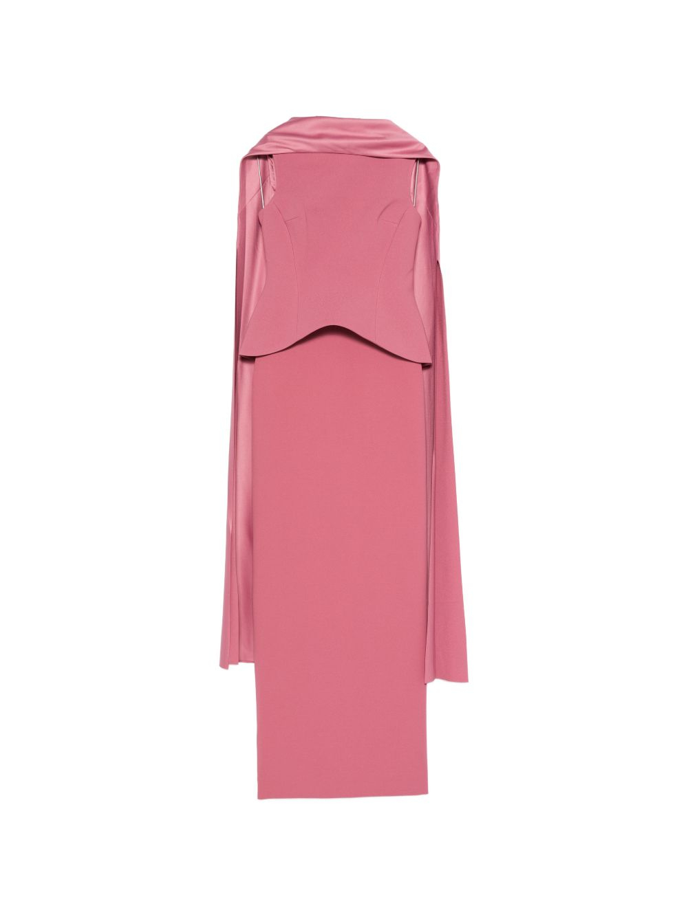 [Solace London] Long sleeve dress FW26 OS48040DARKROSE