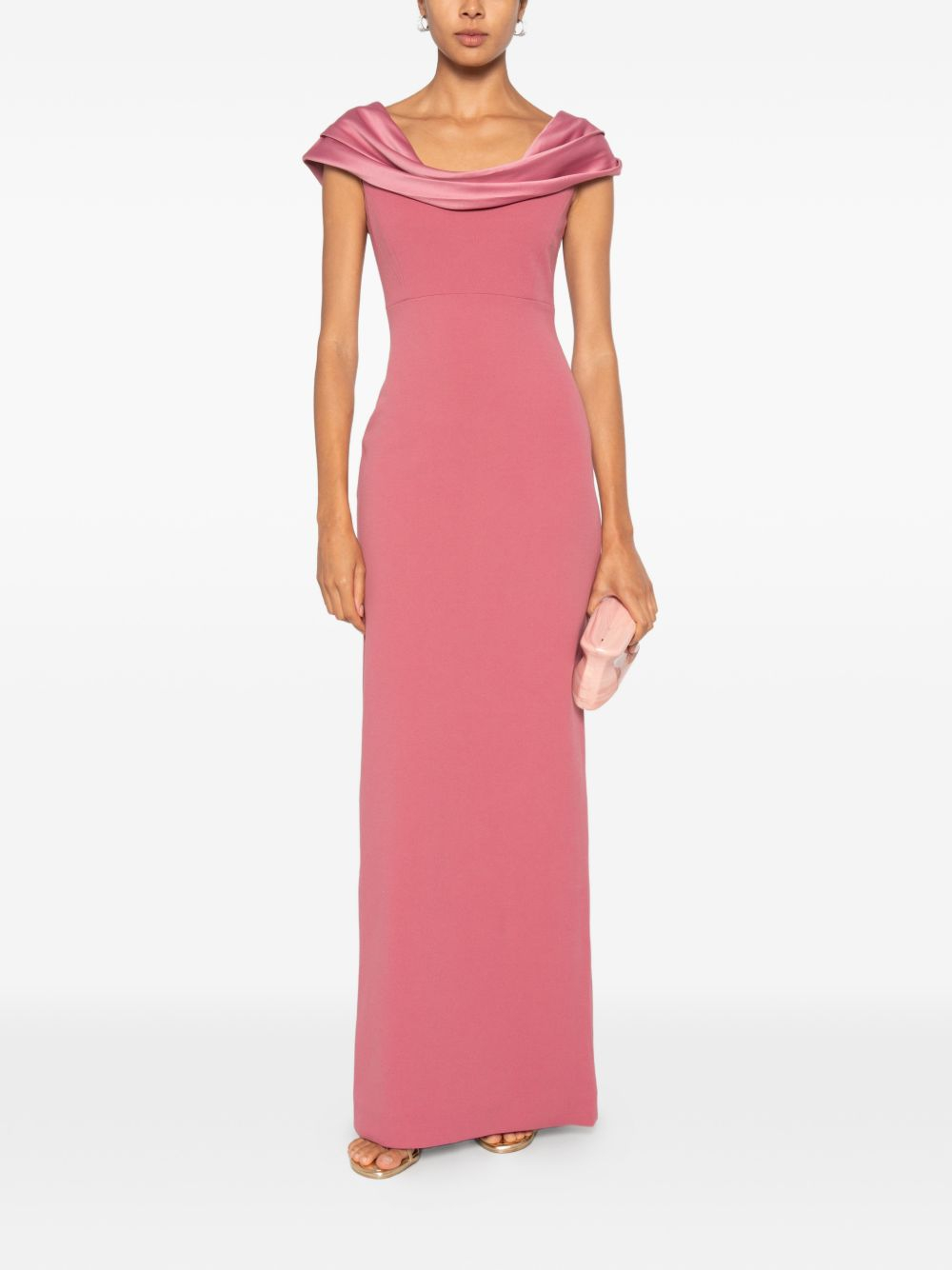 [Solace London] Sleeveless dress FW26 OS48023DARKROSE