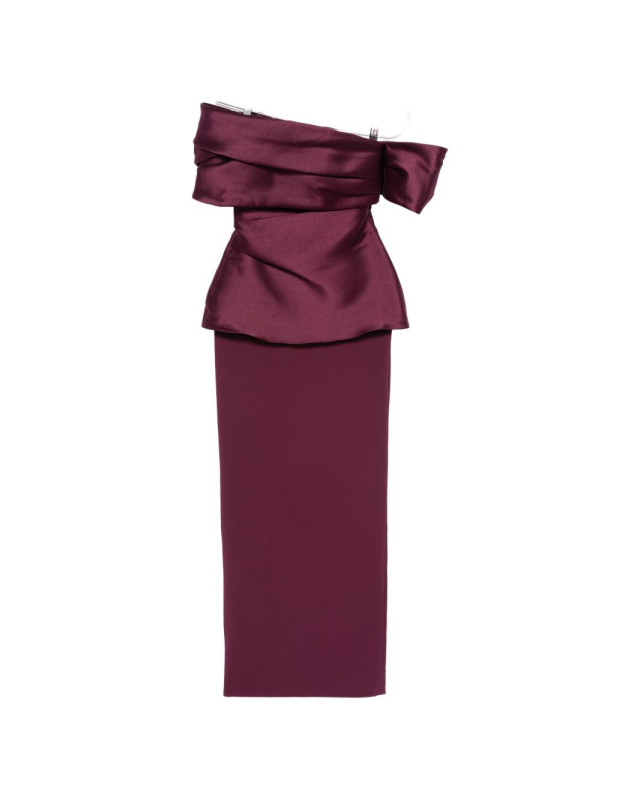 [Solace London] Sleeveless dress FW26 OS48039GRAPE