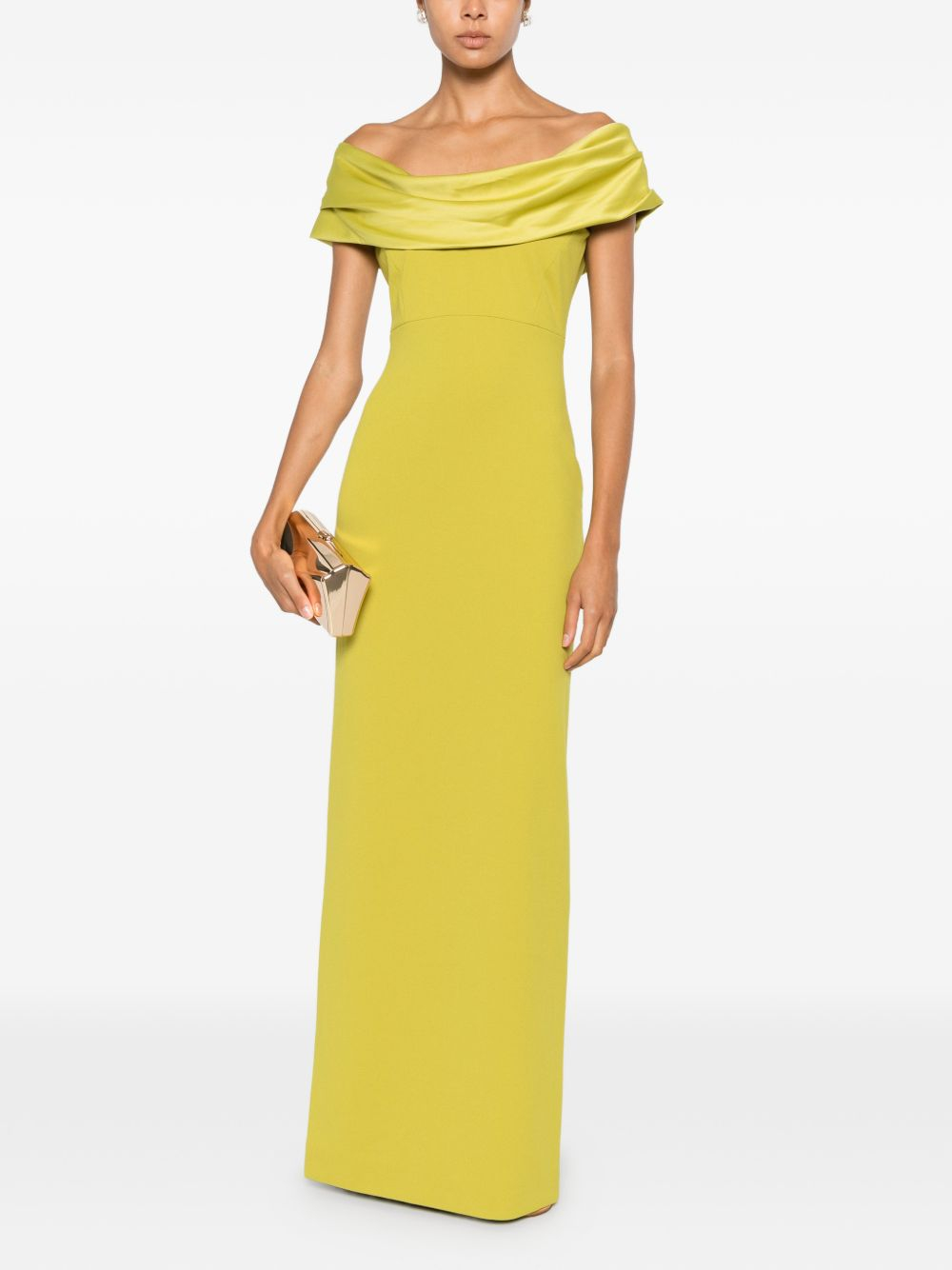 [Solace London] Sleeveless dress FW26 OS48023CHARTREUSE