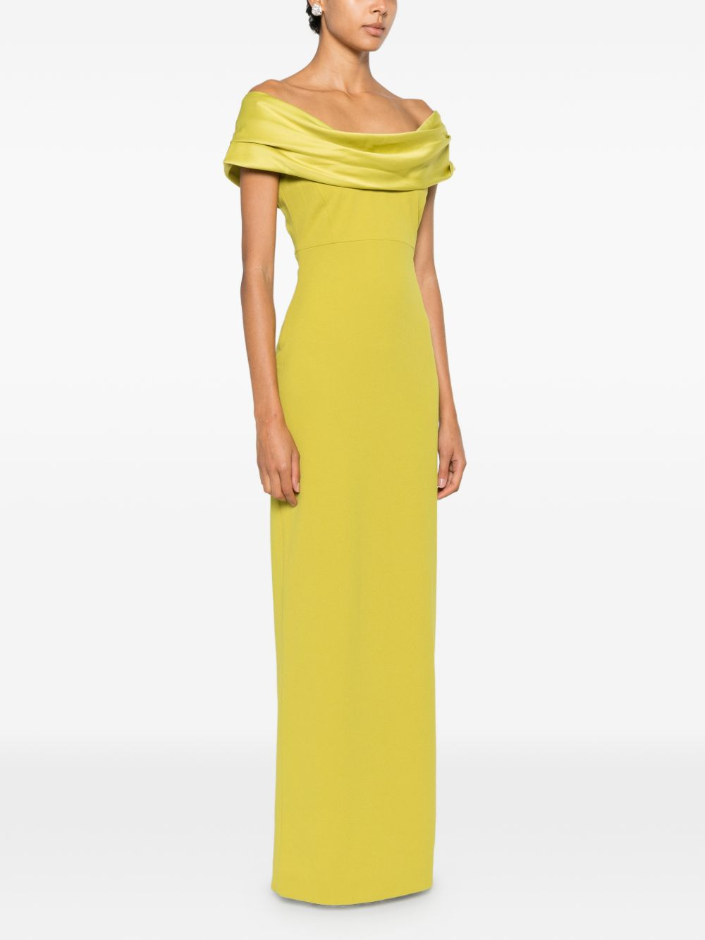 [Solace London] Sleeveless dress FW26 OS48023CHARTREUSE