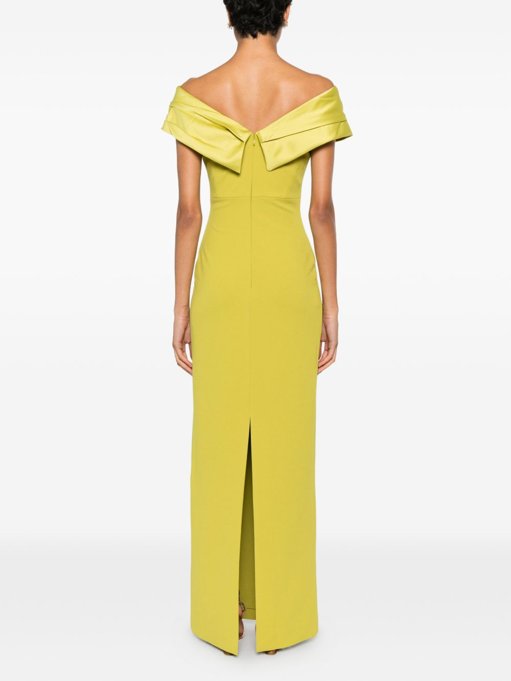 [Solace London] Sleeveless dress FW26 OS48023CHARTREUSE