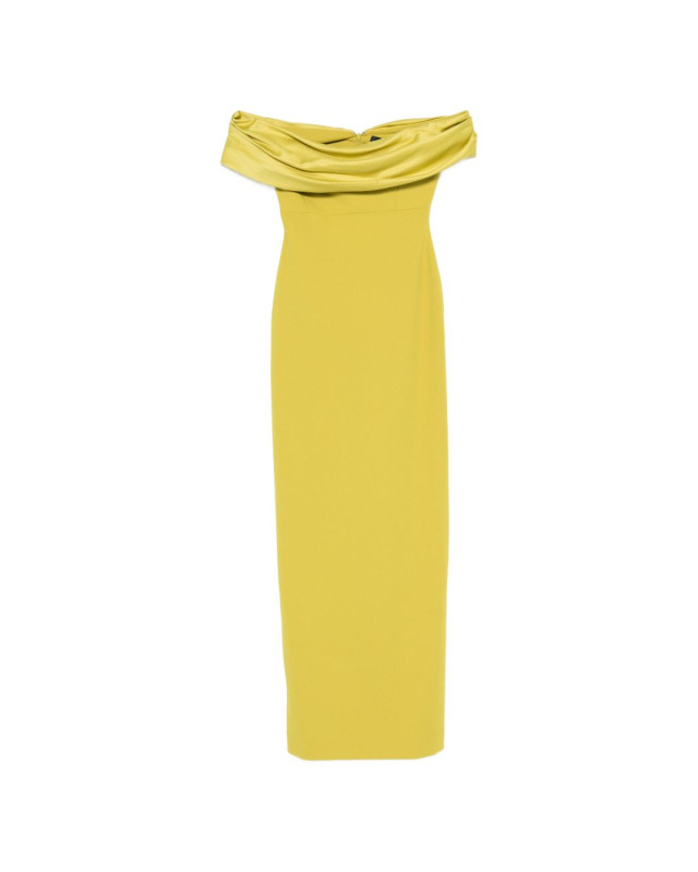 [Solace London] Sleeveless dress FW26 OS48023CHARTREUSE