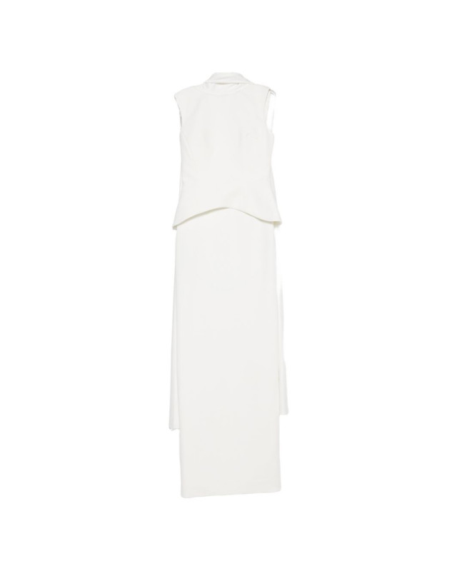 [Solace London] Sleeveless dress FW26 OS48040CREAM