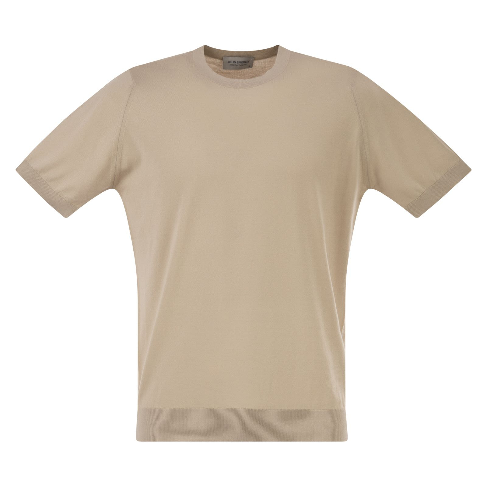 [JOHN SMEDLEY] T-shirts Short Sleeve SS26 KEMPTON ALMOND