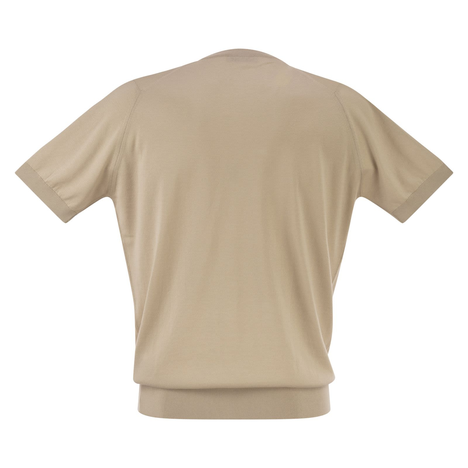 [JOHN SMEDLEY] T-shirts Short Sleeve SS26 KEMPTON ALMOND