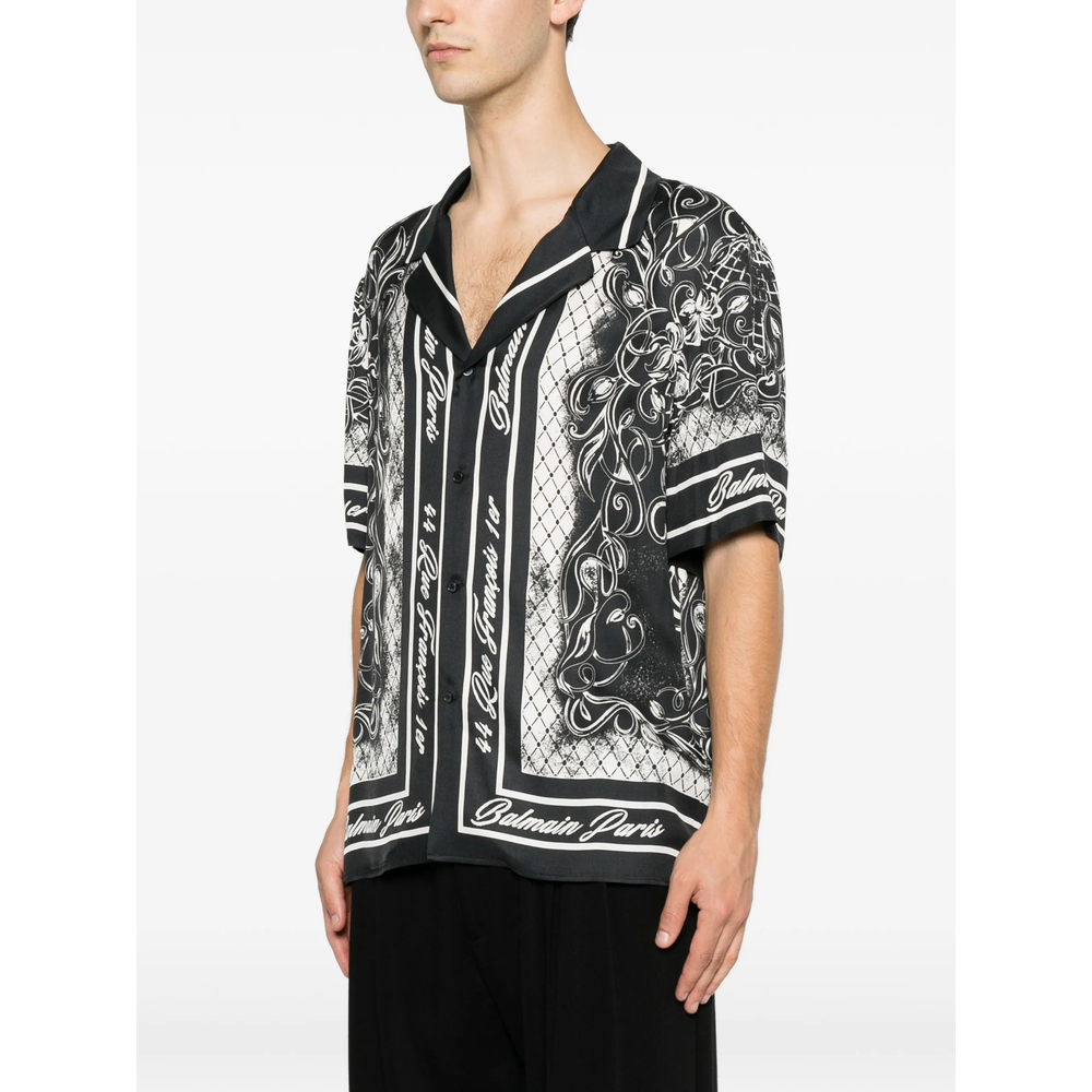 [Balmain] Shirts Short Sleeve FW26 HH1HN130 VJ04 YKK