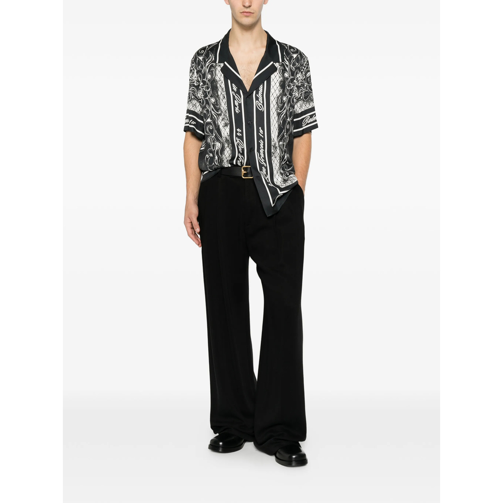 [Balmain] Shirts Short Sleeve FW26 HH1HN130 VJ04 YKK
