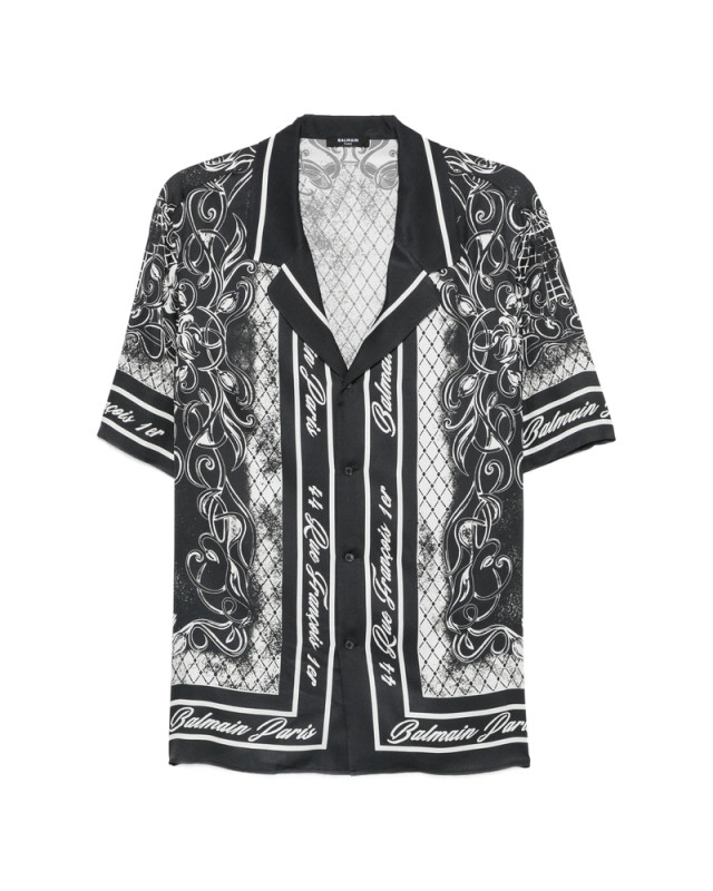 [Balmain] Shirts Short Sleeve FW26 HH1HN130 VJ04 YKK