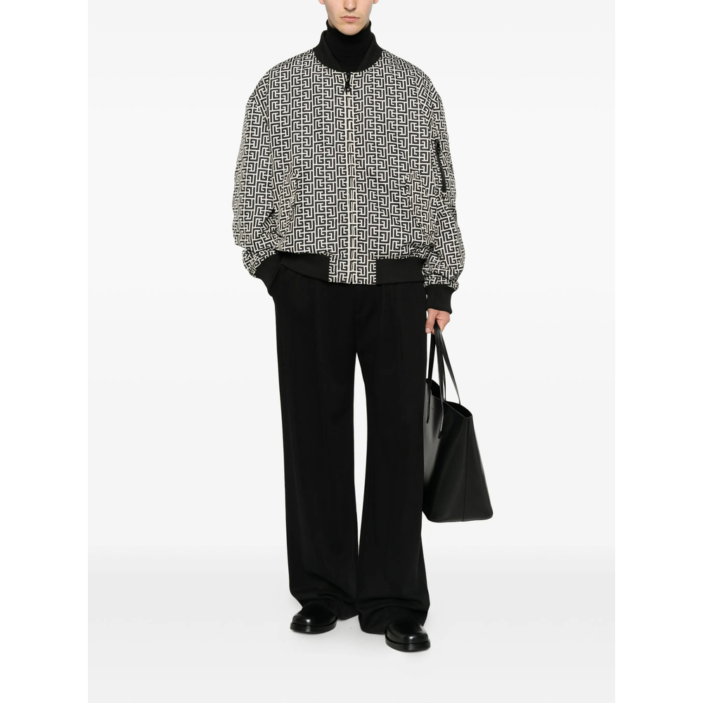 [Balmain] Bomber Jacket FW26 HH1TFC55 XM26 GFE