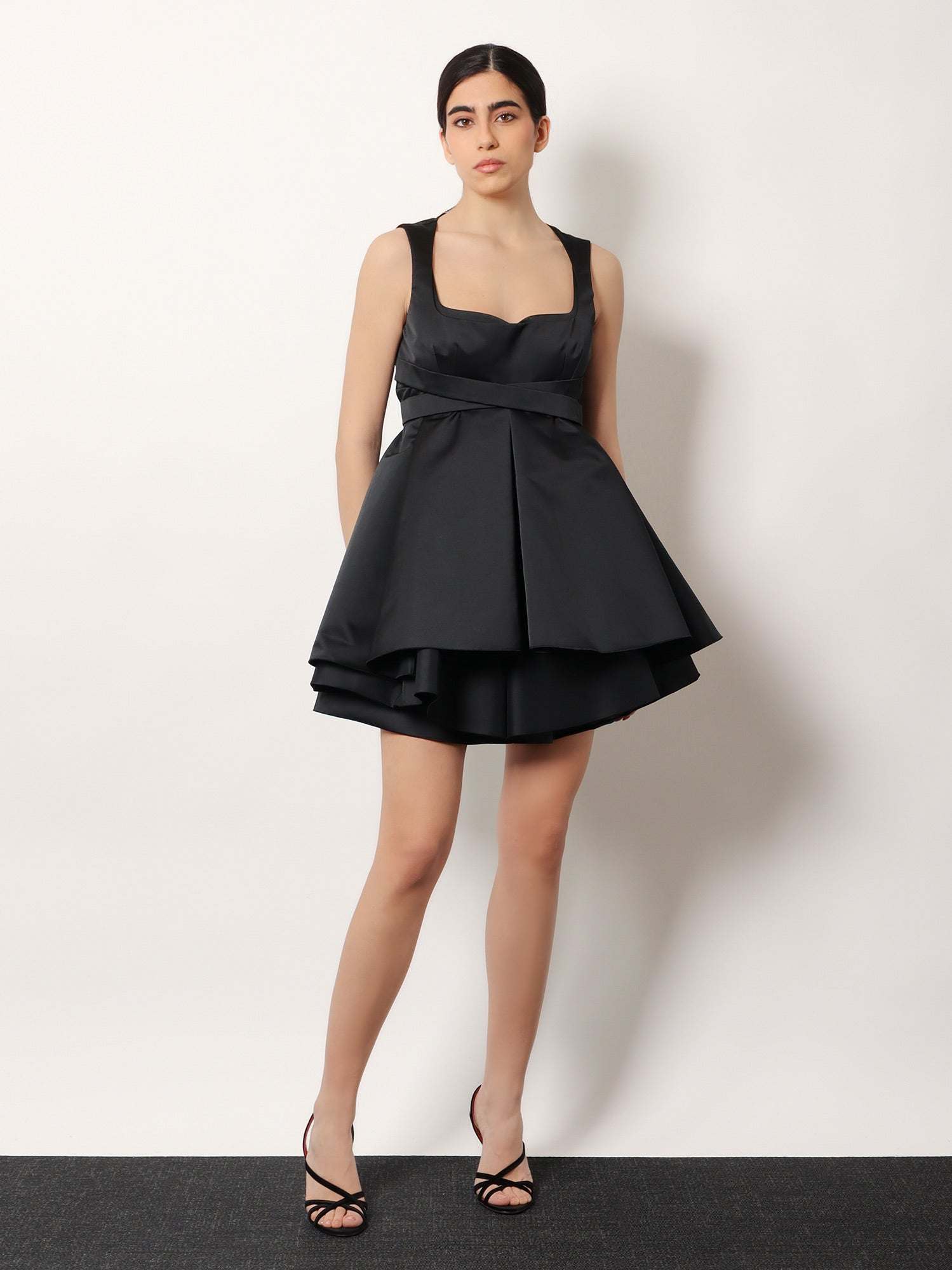 [Alexander McQueen] Sleeveless dress SS26 857955QEAED1000