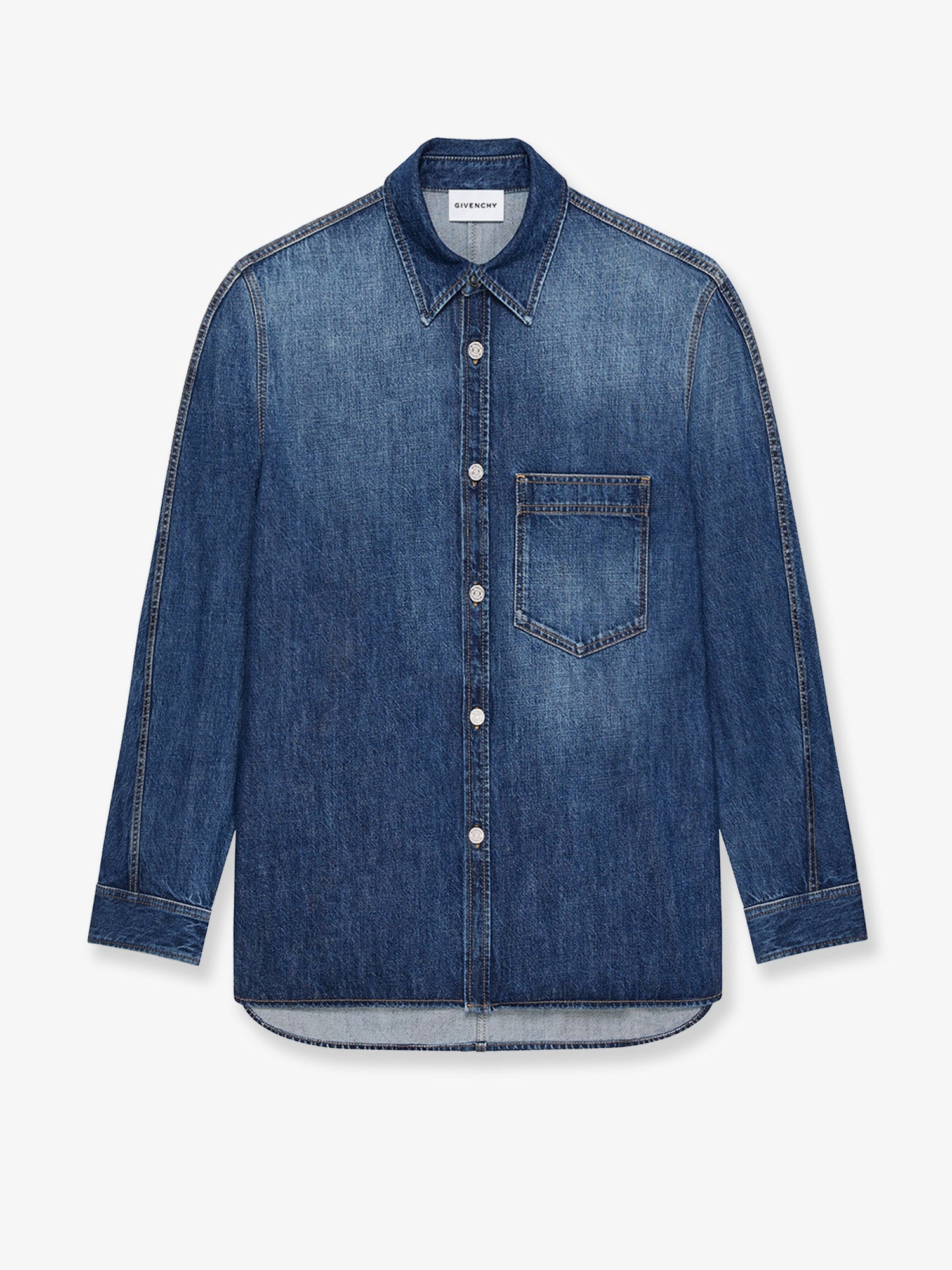 [Givenchy] Shirts Long Sleeve FW25 BM615W516L401