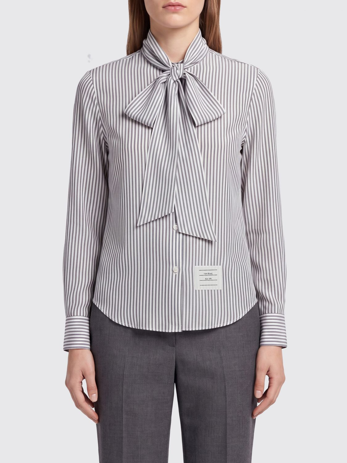 [Thom Browne] Shirts Long Sleeve FW26 FLL210A06205 035