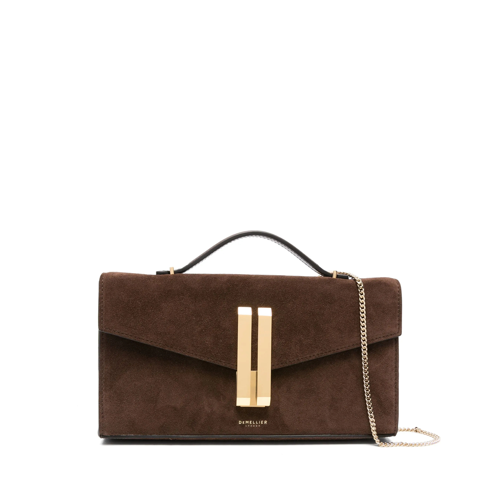 [DEMELLIER] Clutch bag FW26 N105 VANCOUVER MOCHA