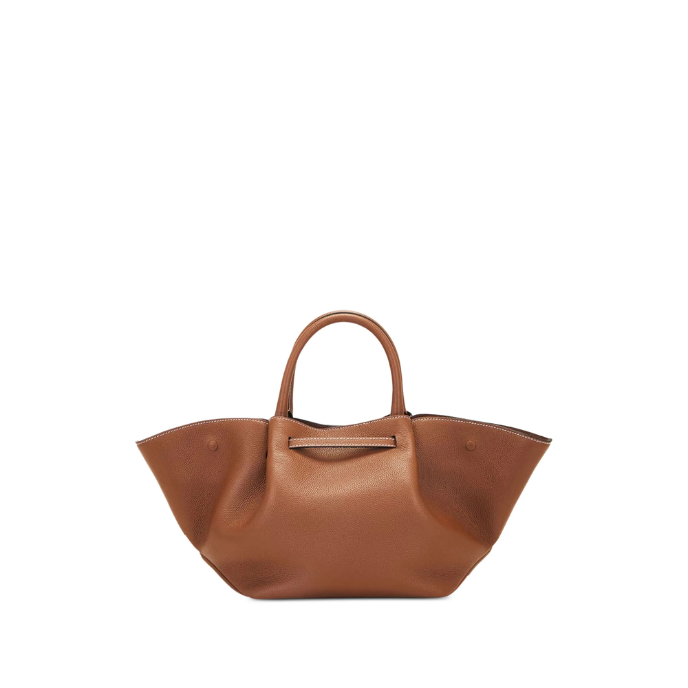 [DEMELLIER] Tote bag FW26 N81 LEATHER MIDI NEW Y TAN
