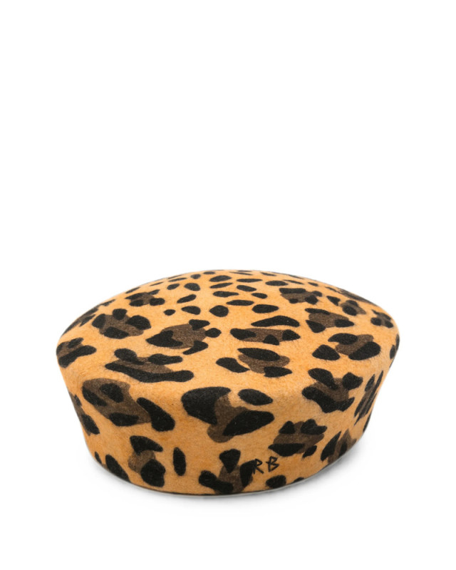 [RUSLAN BAGINSKIY] Hat FW26 MMM059 WF LEOPA