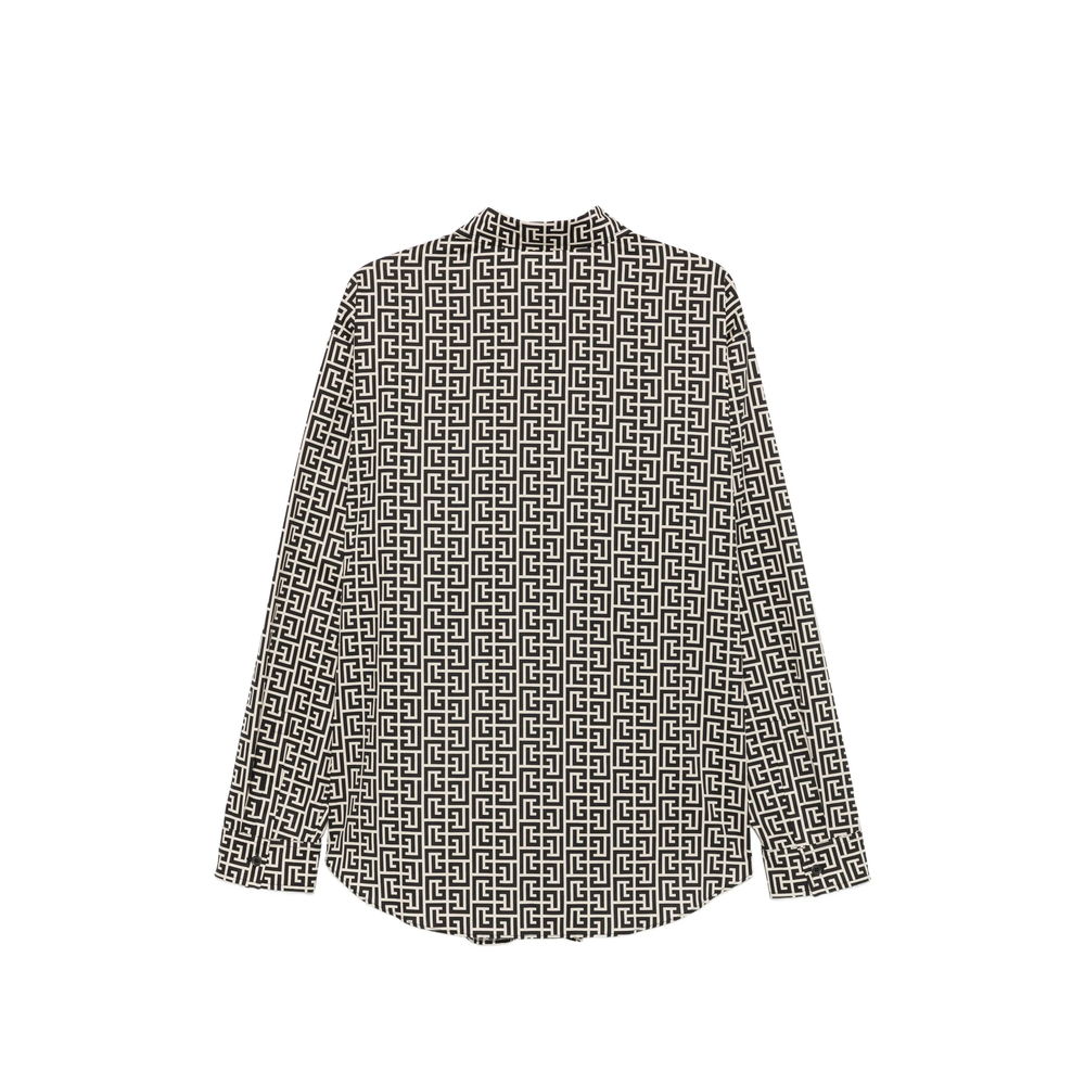 [Balmain] Shirts Long Sleeve FW26 HH1HS590 CE27 GFE