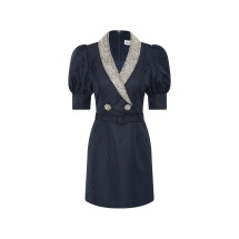 [Rebecca Vallance] Dress FW26 2602-1616  NAVY