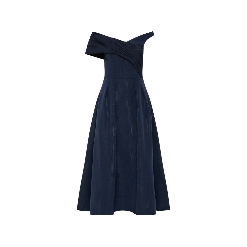 [Rebecca Vallance] Dress FW26 2602-1617  NAVY