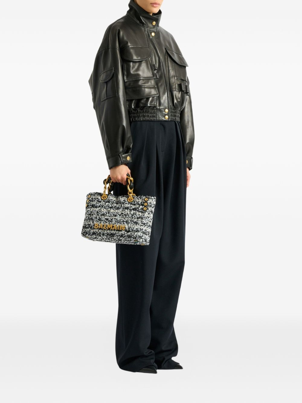 [Balmain] Shoulder bag FW26 HN1FD871TWEEEAB