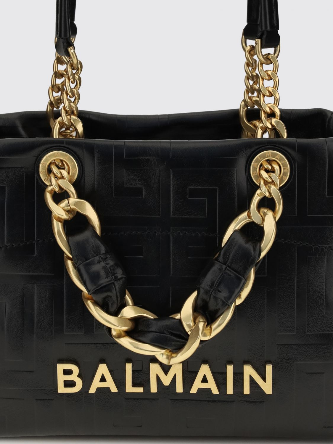 [Balmain] Tote bag FW26 HN1FD871LETF 0PA