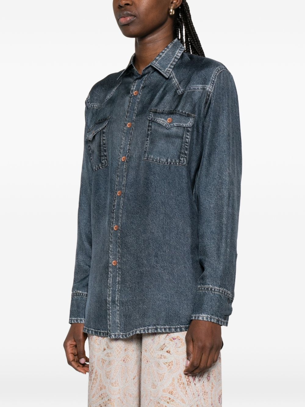 [Pierre Louis Mascia] Shirts Long Sleeve FW26 ALOE/S-CML12657101516081