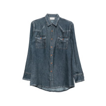 [Pierre Louis Mascia] Shirts Long Sleeve FW26 ALOE/S-CML12657101516081