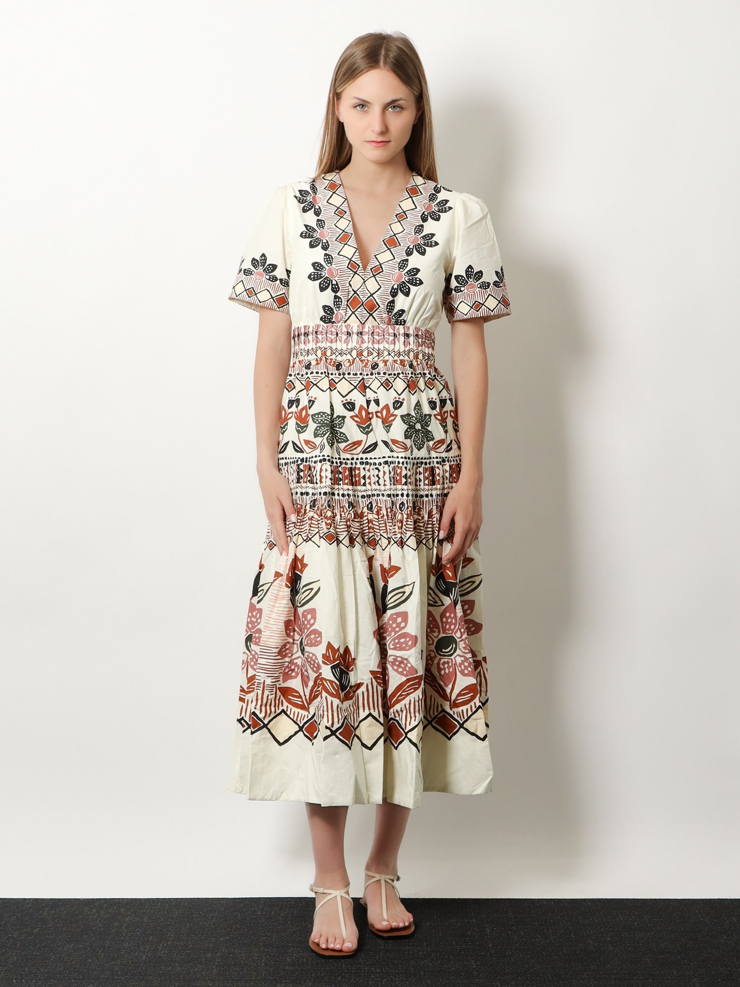 [Farm Rio] Short sleeve dress FW26 35622125233
