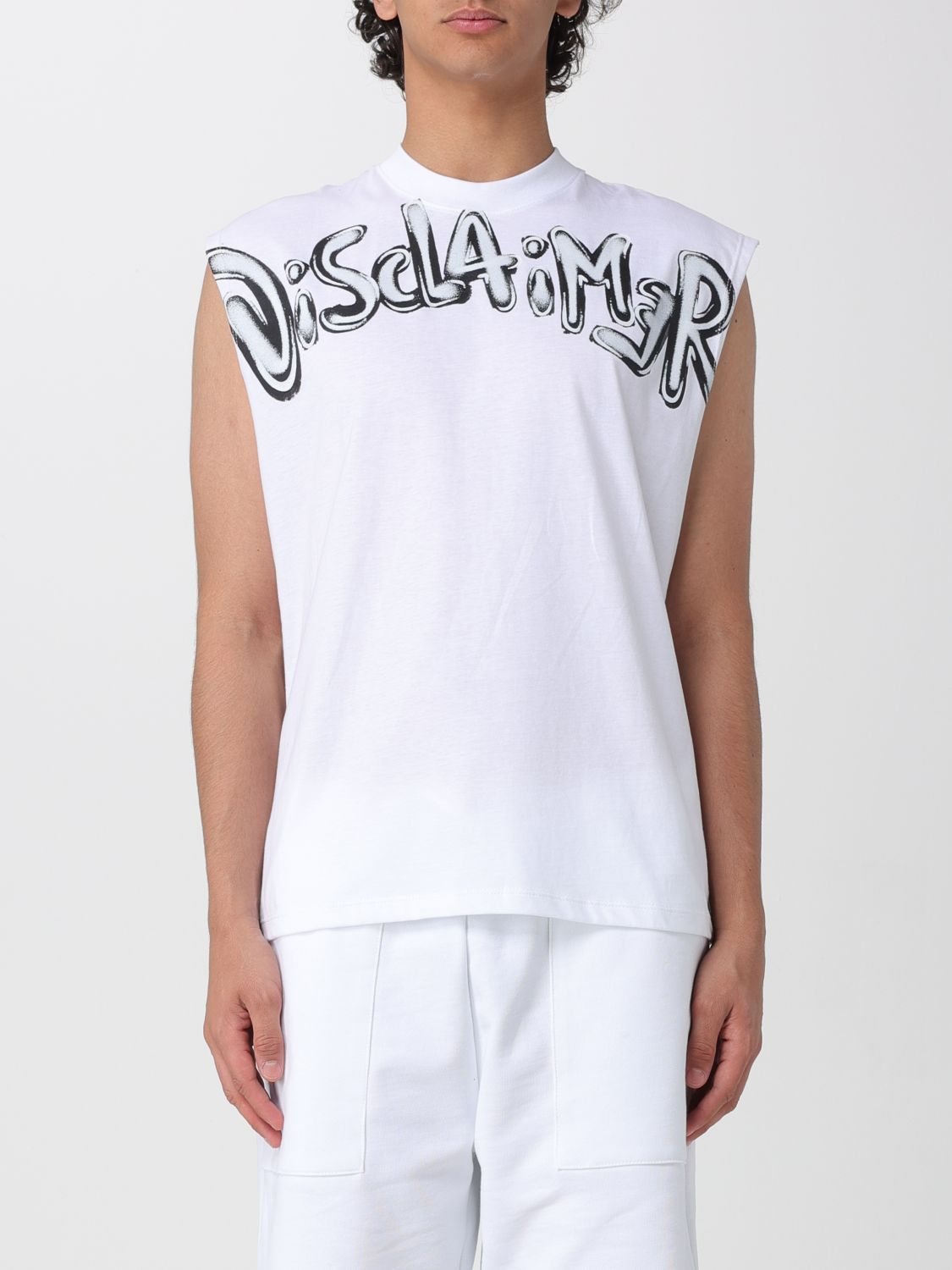 [DISCLAIMER] T-shirts Sleeveless SS26 26EDS55414 BIANCO NERO