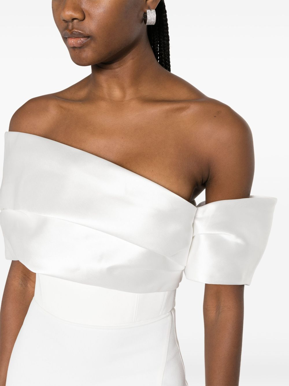 [Solace London] Sleeveless dress FW25 OS38019CREAM