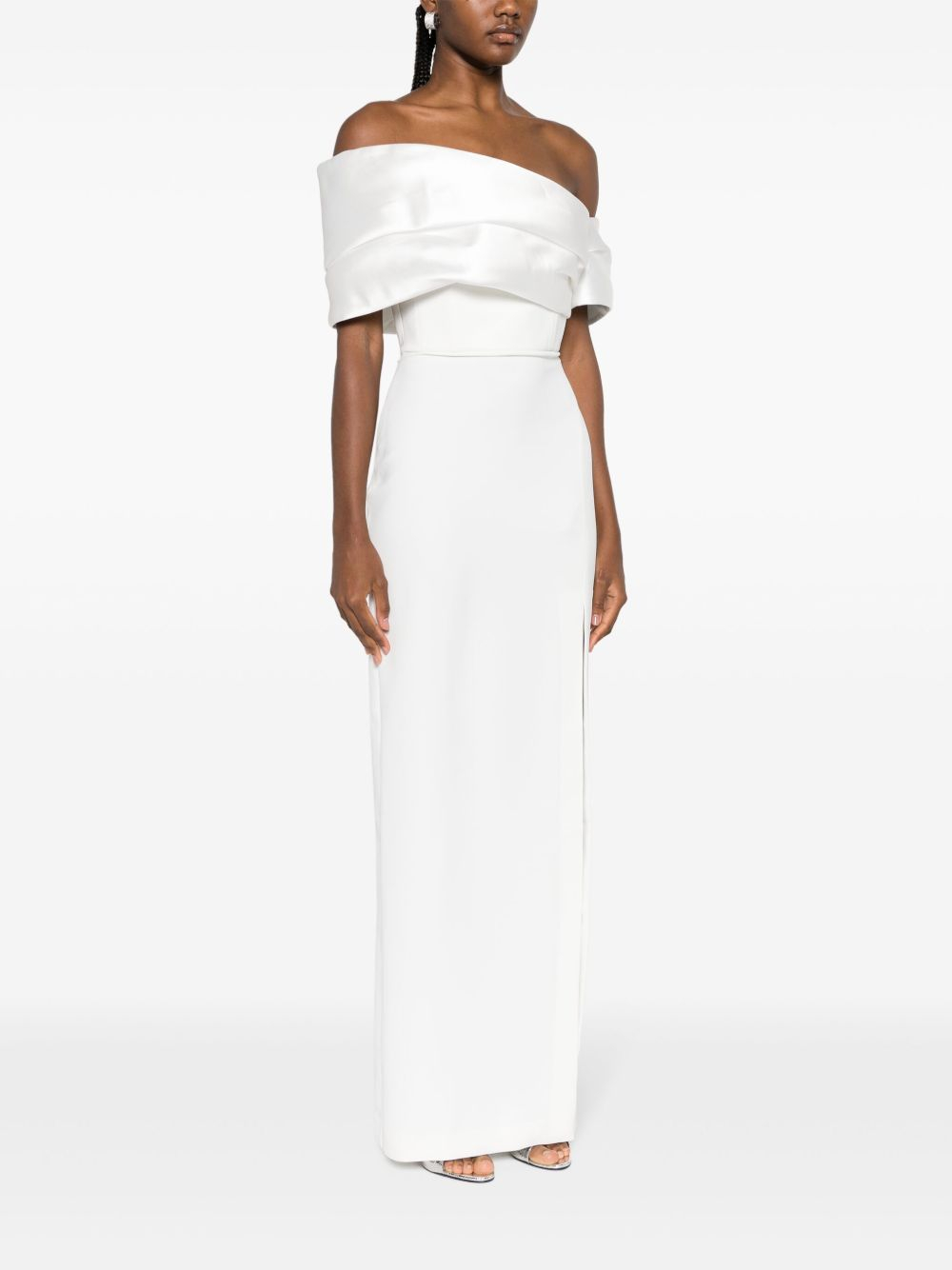 [Solace London] Sleeveless dress FW25 OS38019CREAM