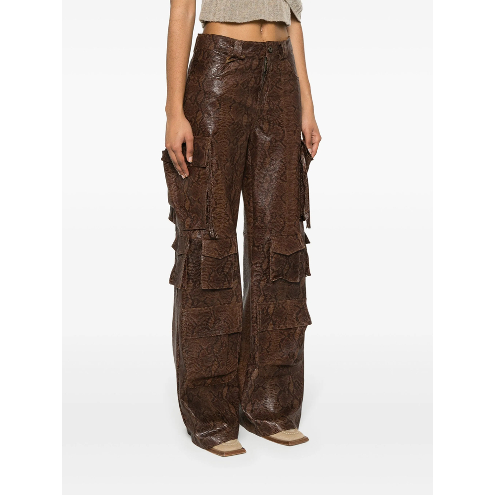 [Santoro] Trousers SS24 46050-D  TOBAC