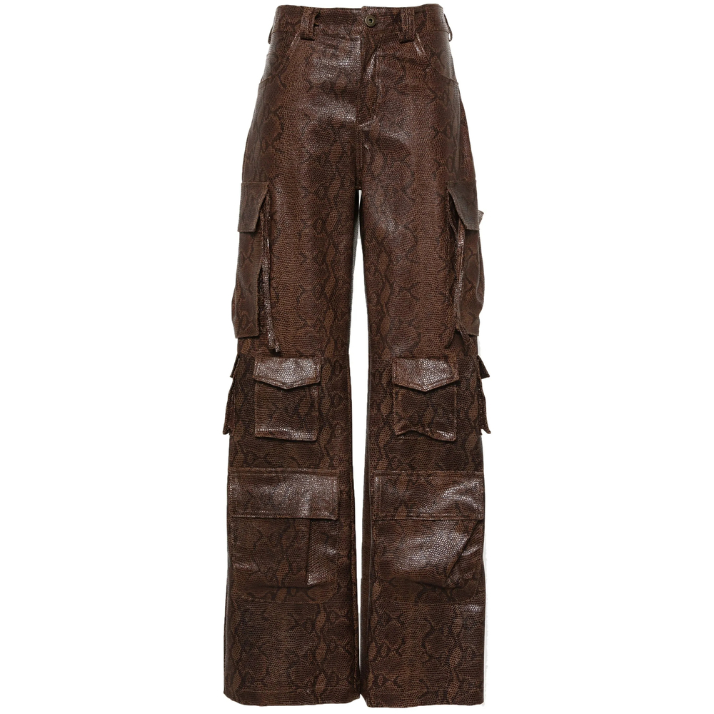 [Santoro] Trousers SS24 46050-D  TOBAC
