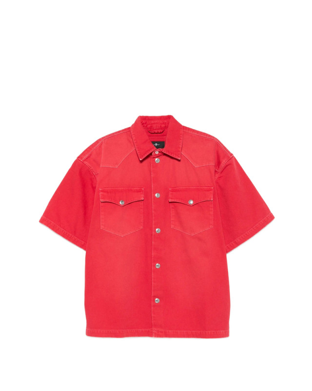 [7 FOR ALL MANKIND] Jacket FW26 7T6S0H11 S/S WESTER 3M8