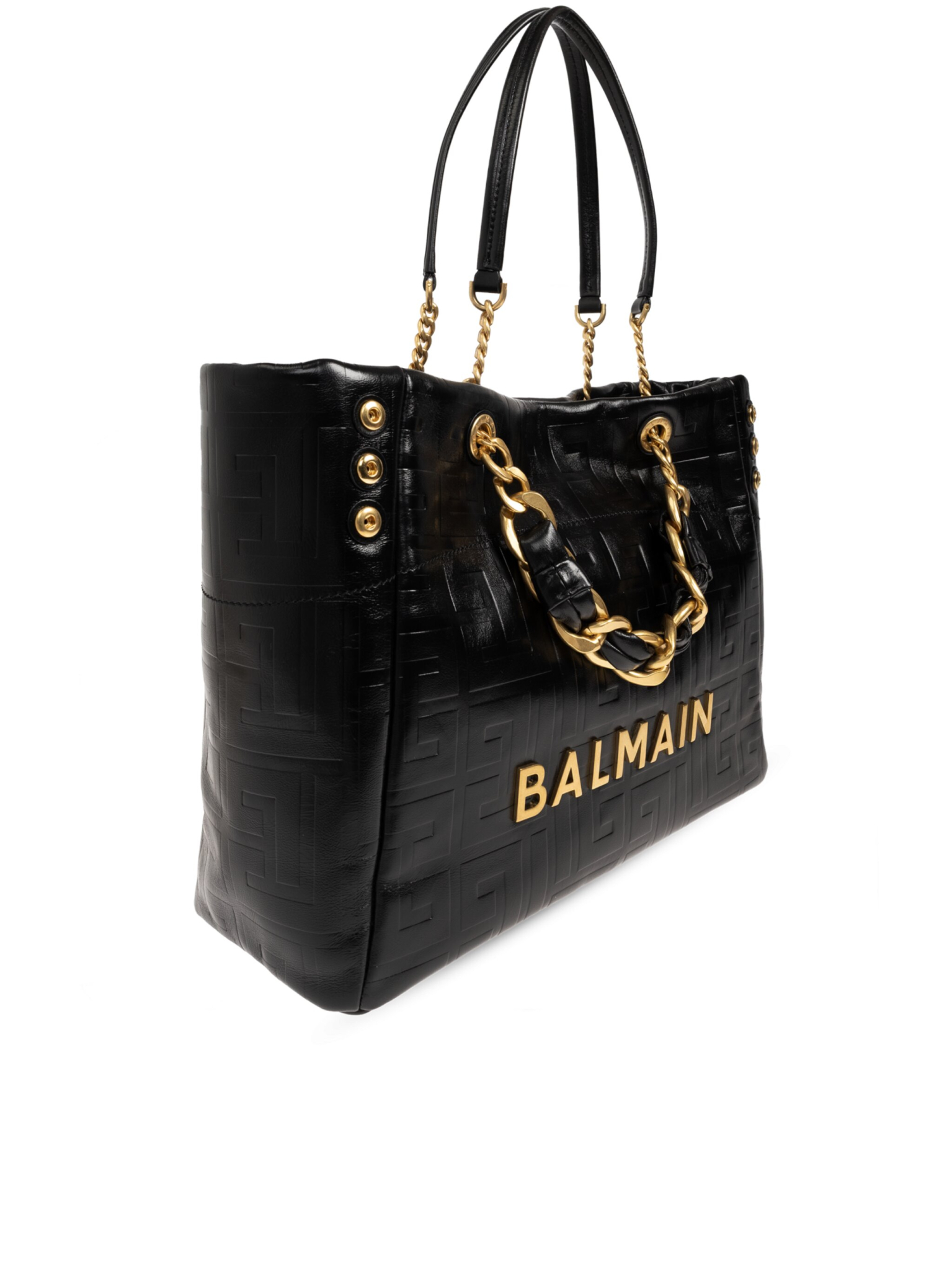 [BALMAIN PARIS] Tote bag FW26 HN1FF827 LETF