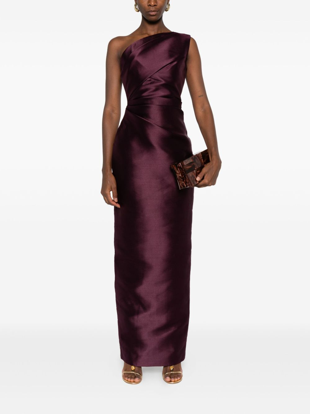 [Solace London] Sleeveless dress FW26 OS37025GRAPE