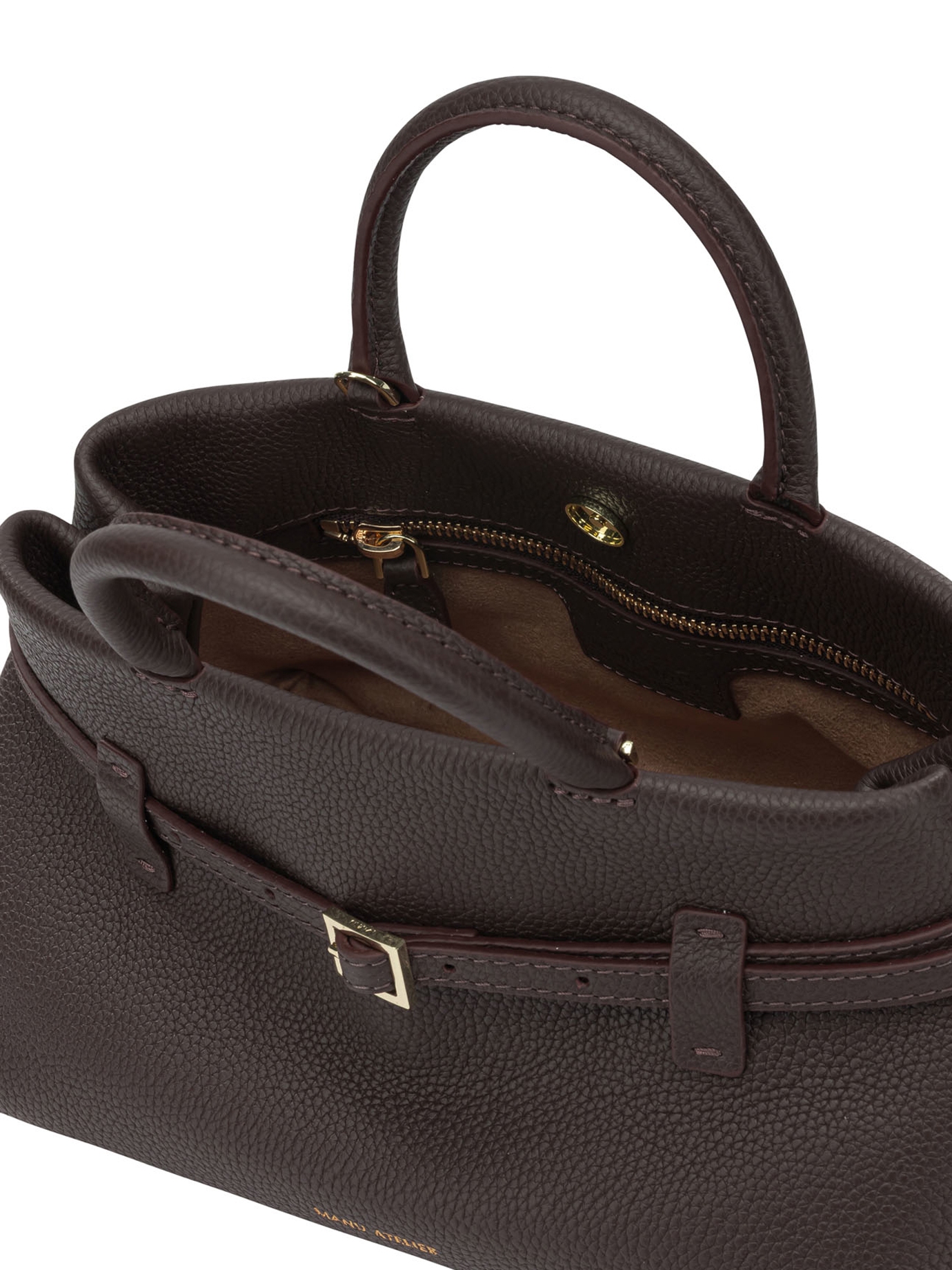 [Manu Atelier] Tote bag FW26 2024376LE CAMBON 25DEEP BROWN
