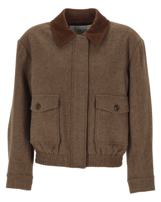 [Eleh] Jacket FW26 EFW260016MARRONE