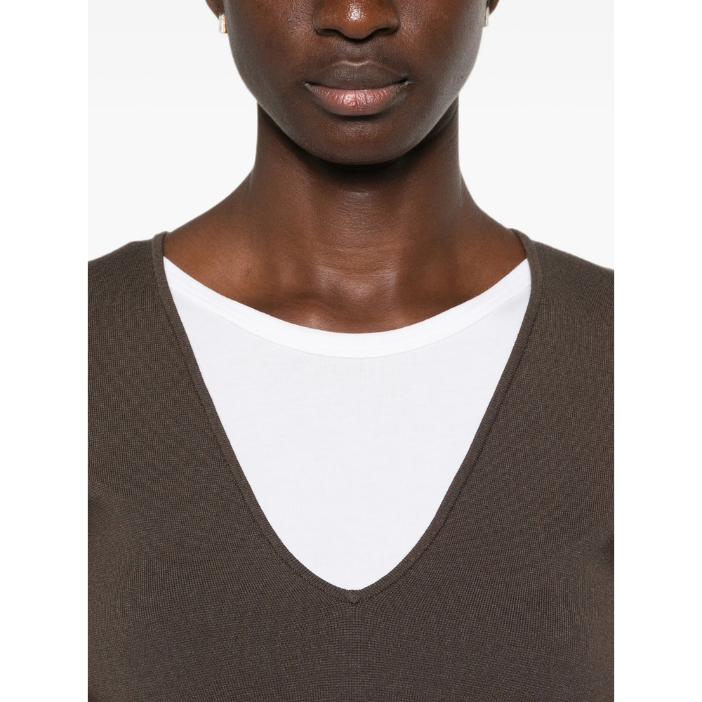 [TOTEME] Knitwear FW26 262-WRT0685 YA0243-427 WALNU