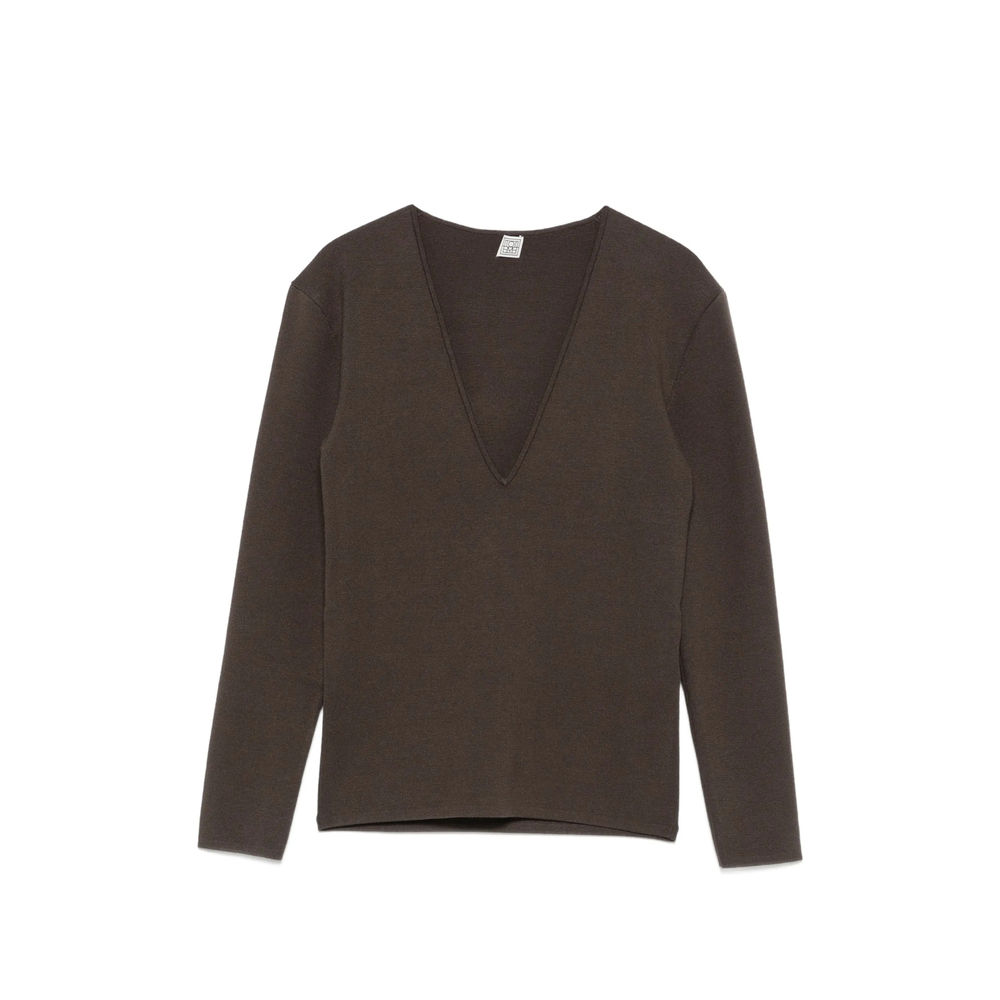 [TOTEME] Knitwear FW26 262-WRT0685 YA0243-427 WALNU