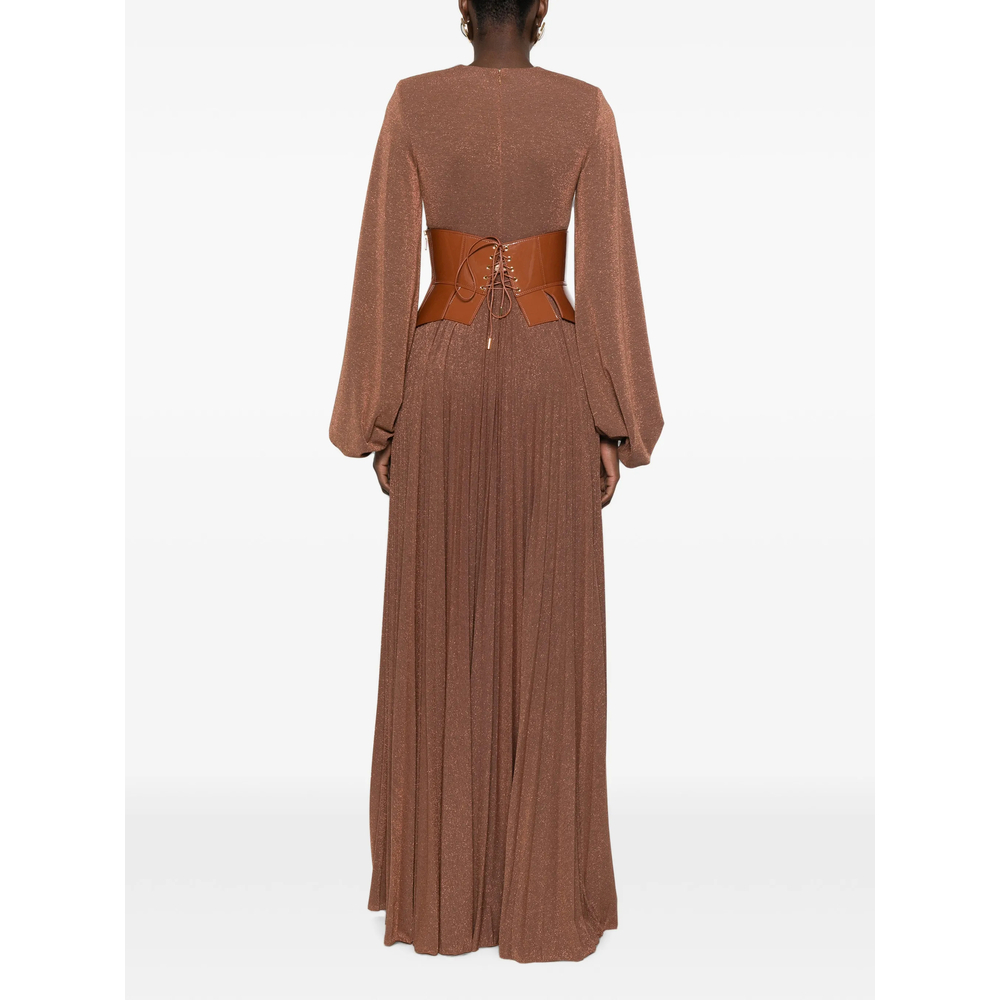 [ELISABETTA FRANCHI] Long sleeve dress FW26 ABR1566E2  FK3