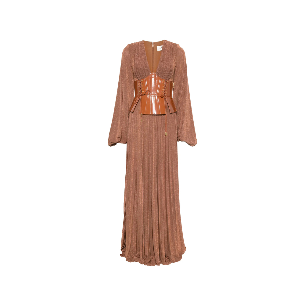 [ELISABETTA FRANCHI] Long sleeve dress FW26 ABR1566E2  FK3