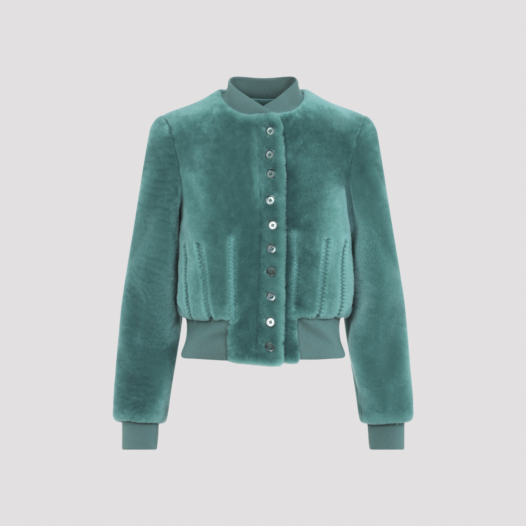 [Alexander McQueen] Leather Jacket FW26 876466.Q5AR0