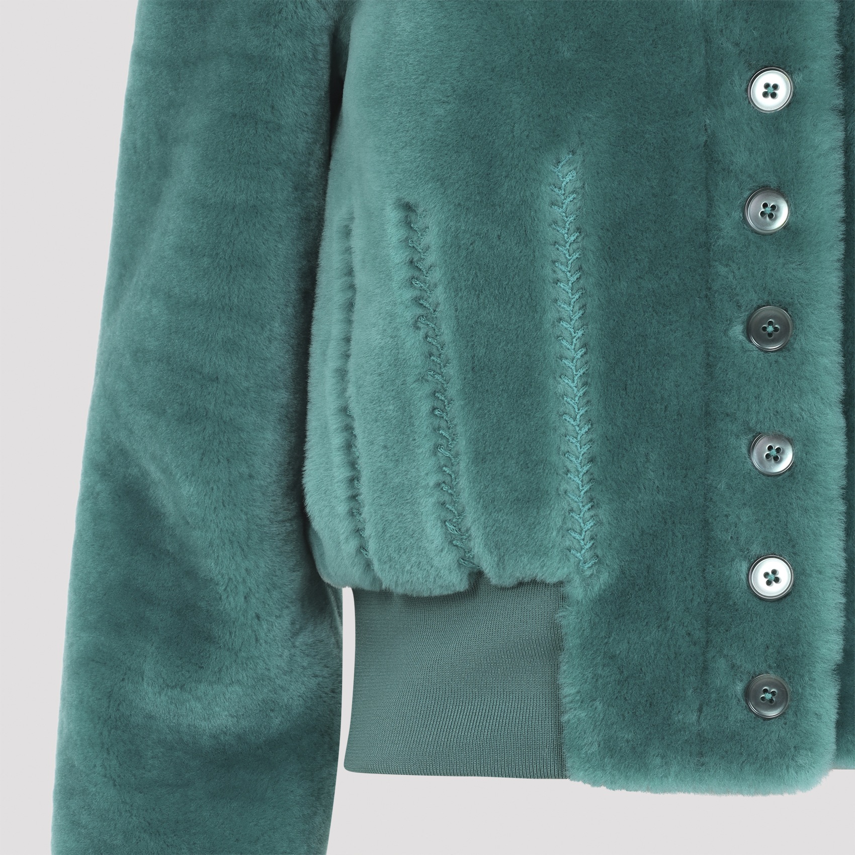 [Alexander McQueen] Leather Jacket FW26 876466.Q5AR0