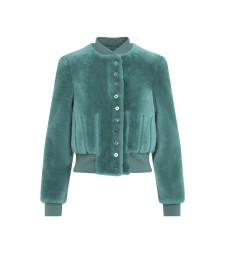 [Alexander McQueen] Leather Jacket FW26 876466.Q5AR0