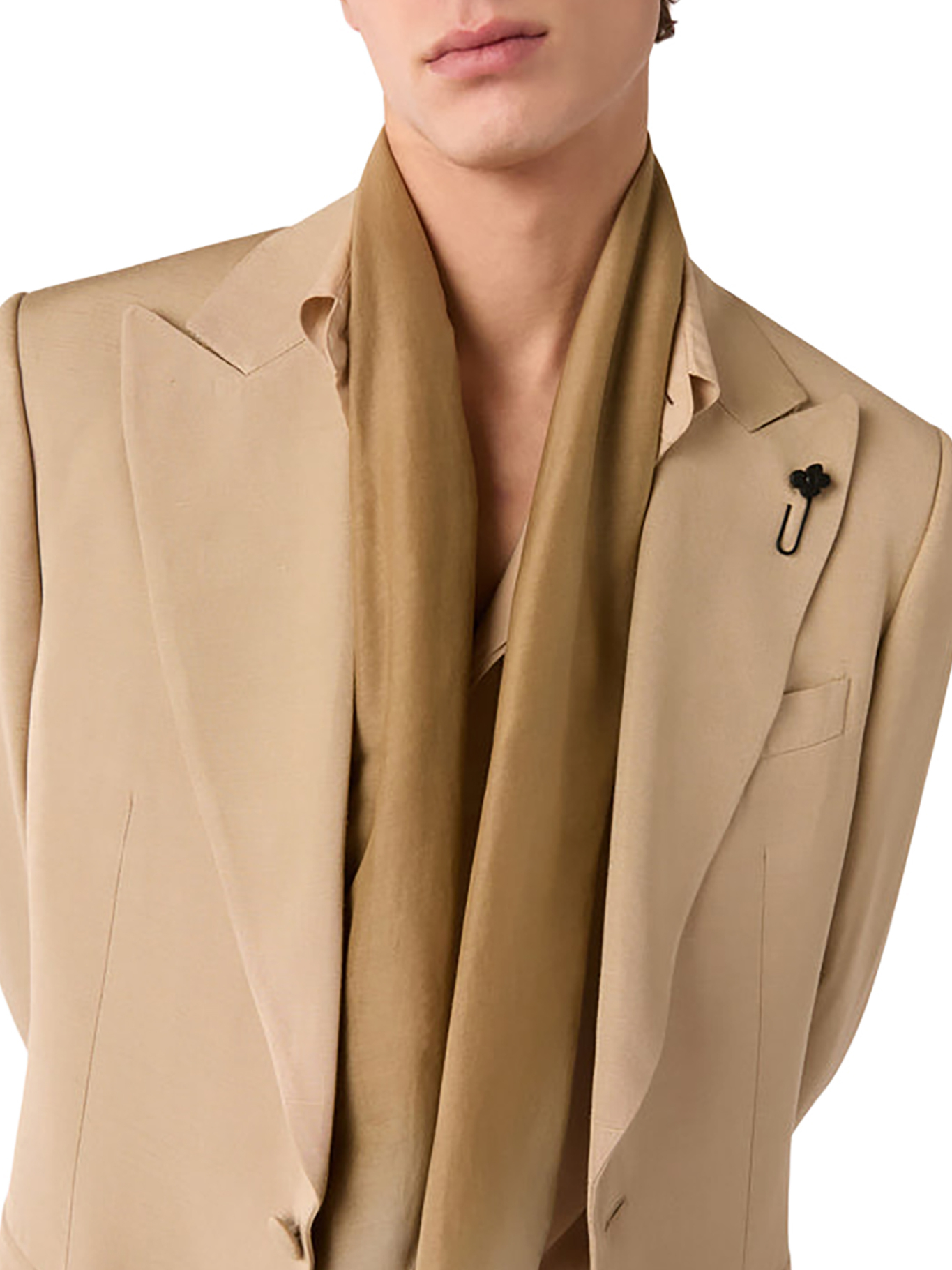 [Lardini] Scarf SS26 PAFOU12PA66172200 BEIGE