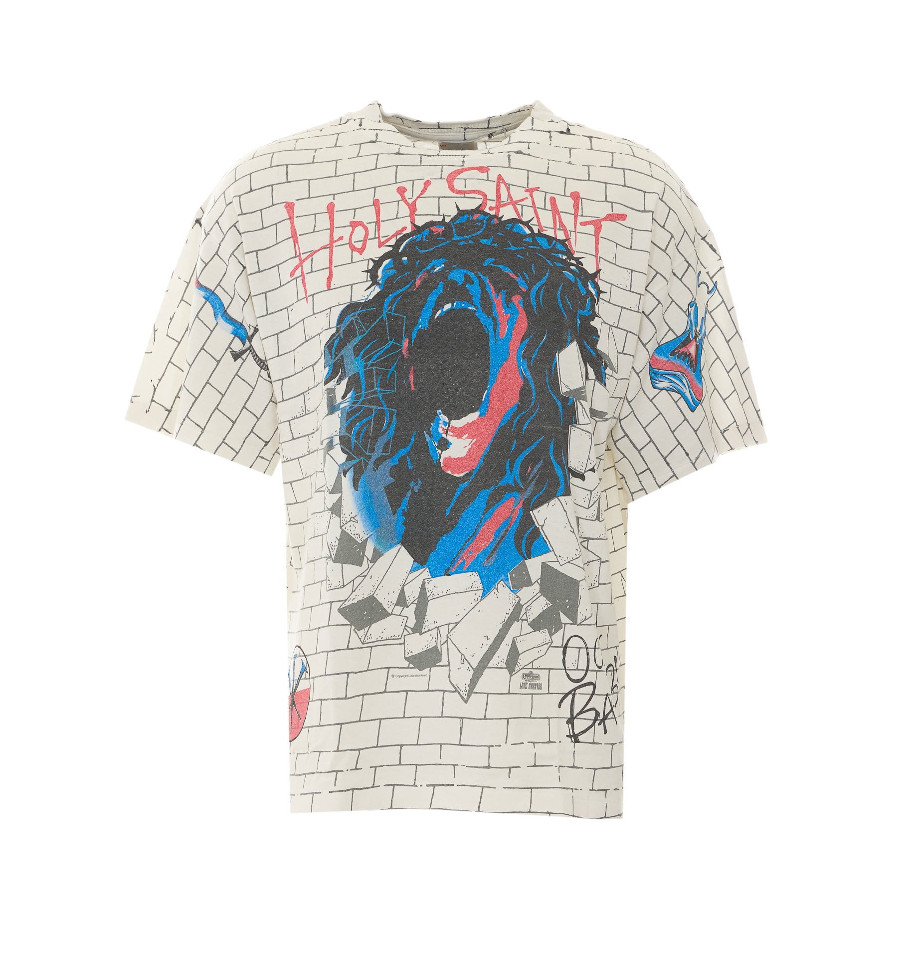 [SAINT MICHAEL] T-shirts Short Sleeve SS26 SM-MK8-0000-012WHITE