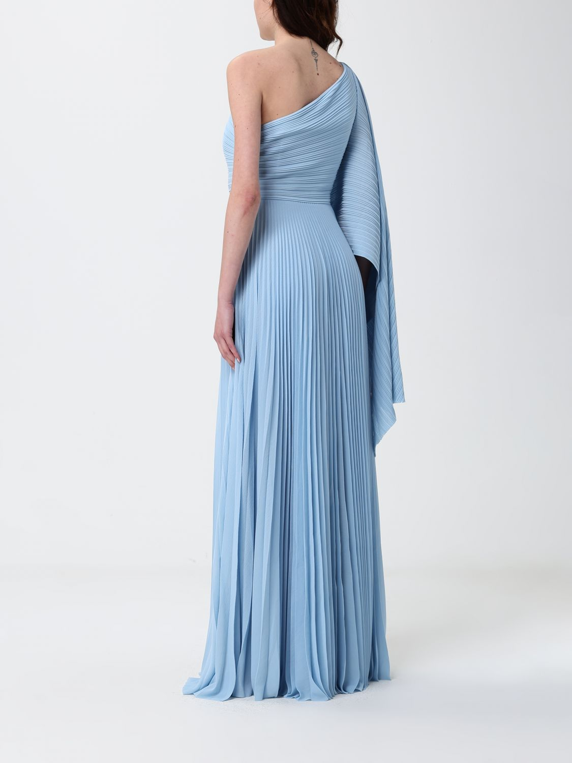 [Solace London] Long sleeve dress SS26 OS43001 SOFT BLUE